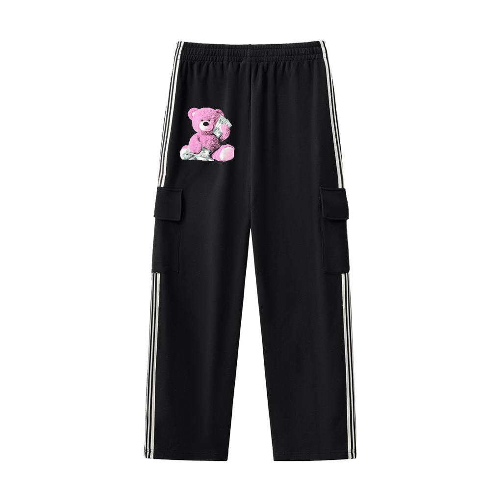 Side Stripe Straight-Leg Pants