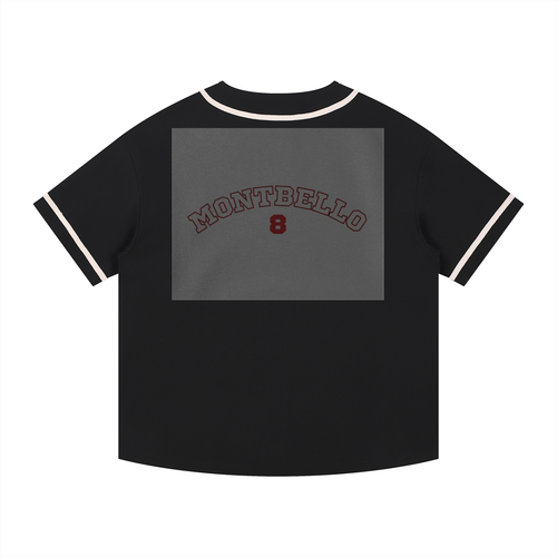 Contrast Piped Button-Up Jersey