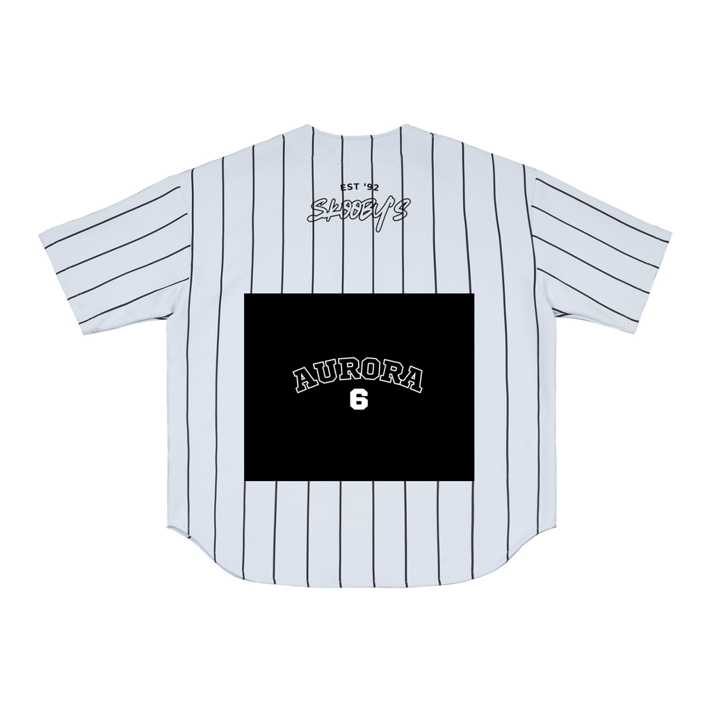Pinstripe Baseball Jersey
