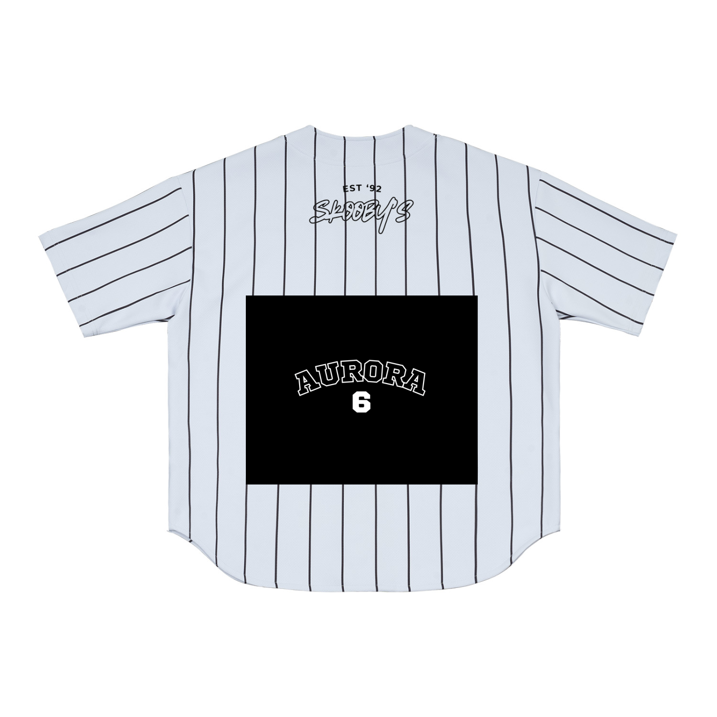 Pinstripe Baseball Jersey
