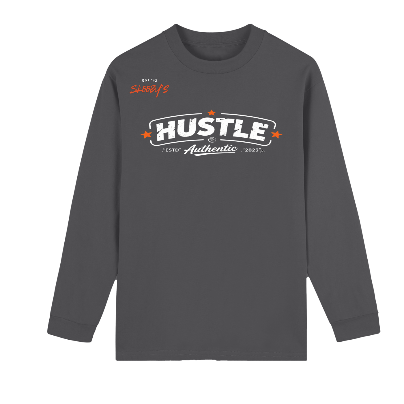 Crew Neck Drop Shoulder Long Sleeve Shirt