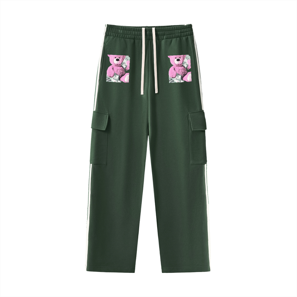 Side Stripe Straight-Leg Pants
