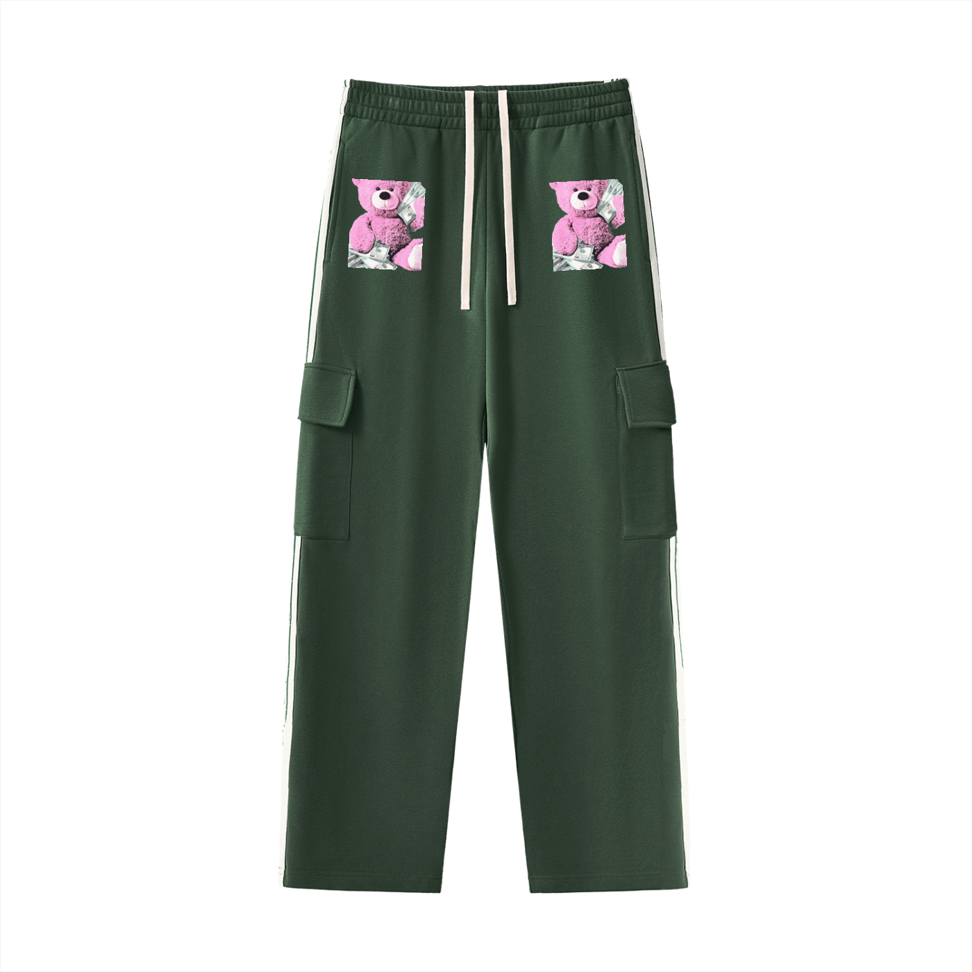 Side Stripe Straight-Leg Pants
