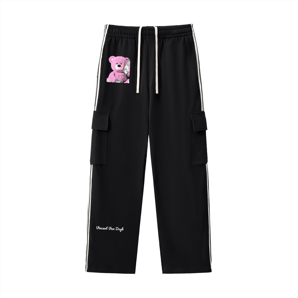 Side Stripe Straight-Leg Pants