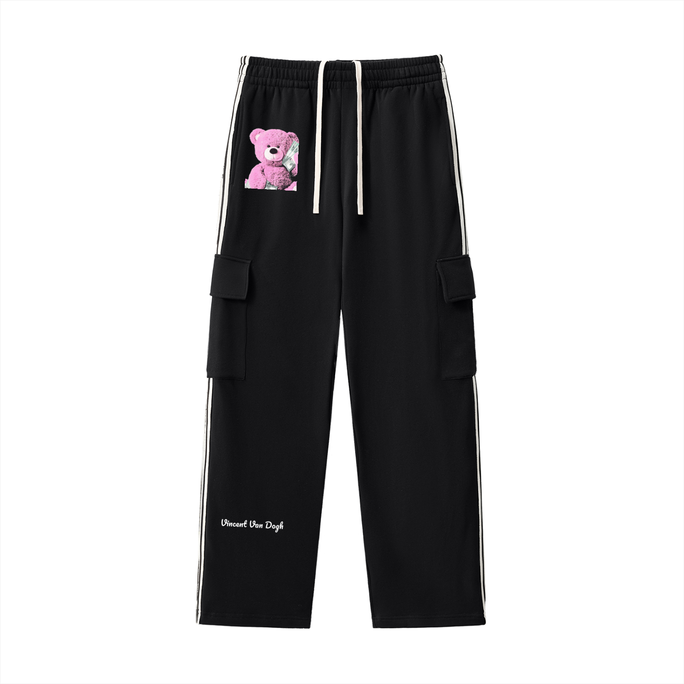 Side Stripe Straight-Leg Pants