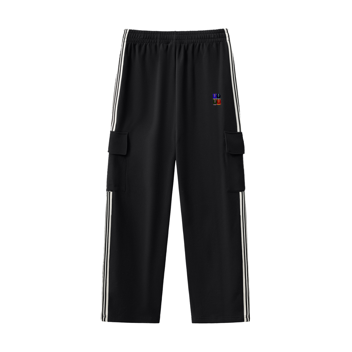 Side Stripe Straight-Leg Pants