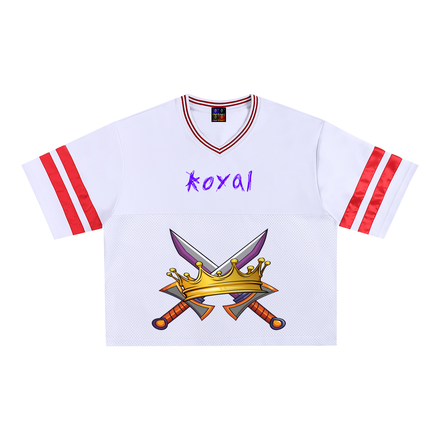 Taped Mesh Boxy T-Shirt