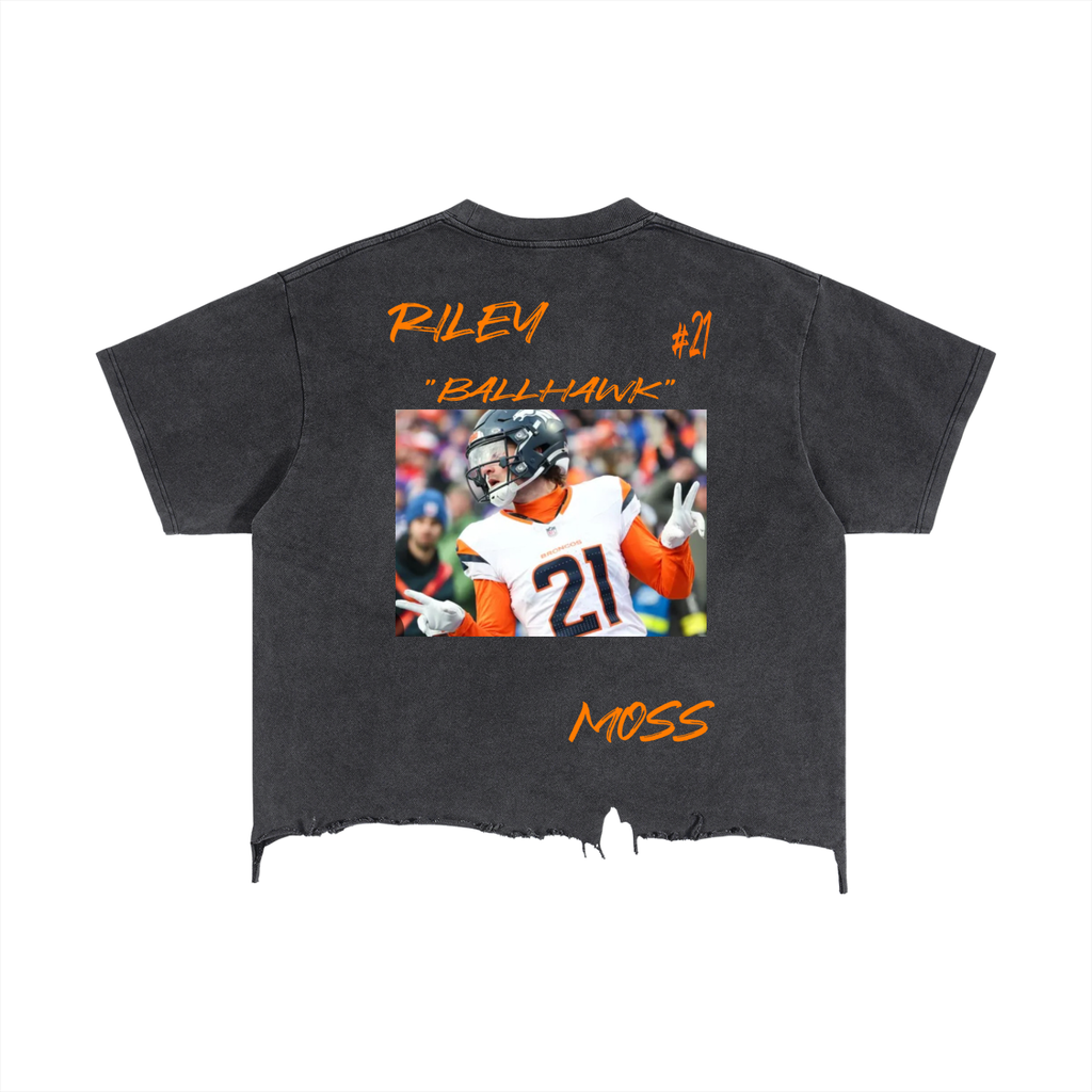 Vintage Wash Boxy Distressed Hem T-Shirt