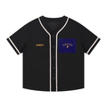 Contrast Piped Button-Up Jersey