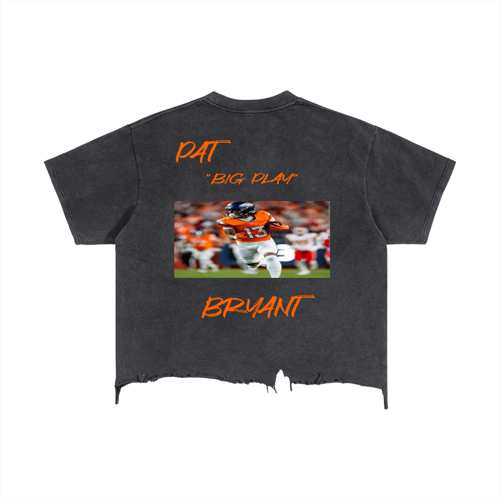 Vintage Wash Boxy Distressed Hem T-Shirt