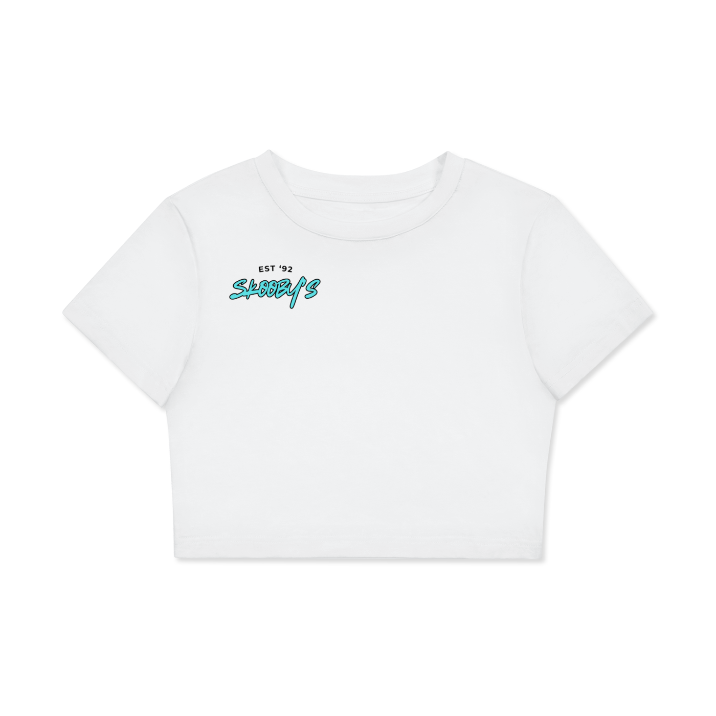 Fitted Crop Cotton T-Shirt