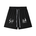 Mesh Drawstring Shorts