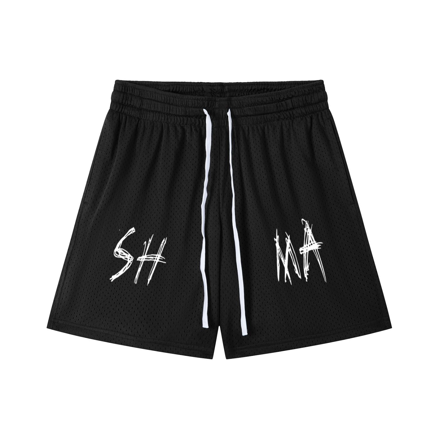 Mesh Drawstring Shorts