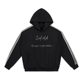 Side Stripe Drop-Shoulder Hoodie