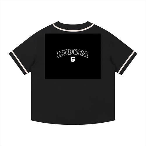 Contrast Piped Button-Up Jersey