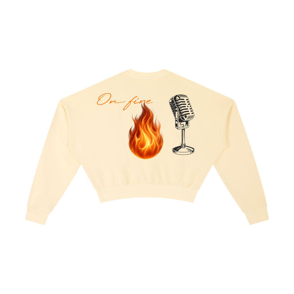 Vintage Washed Cropped Sweatshirt