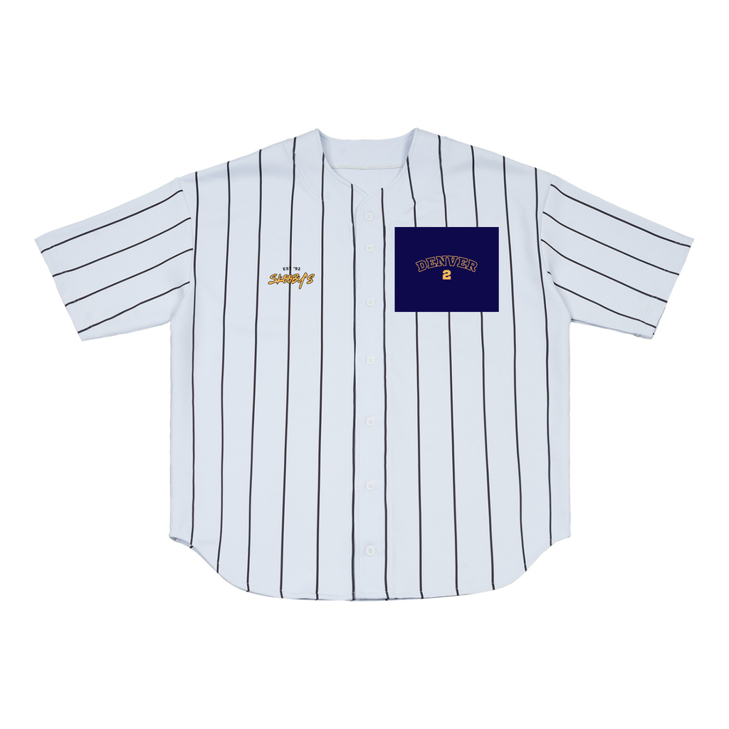 Pinstripe Baseball Jersey
