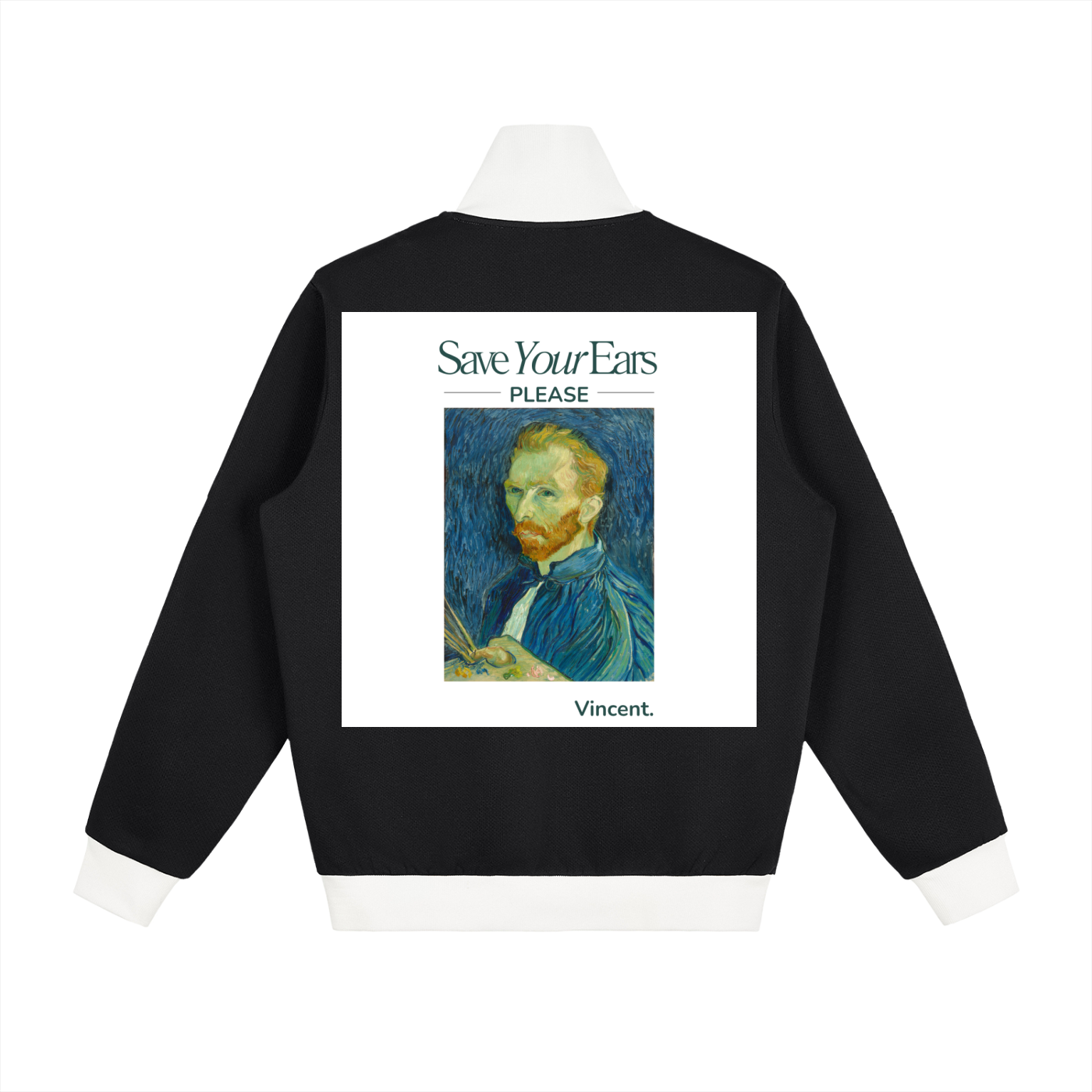 Contrast Side Stripe Fleece Track Jacket