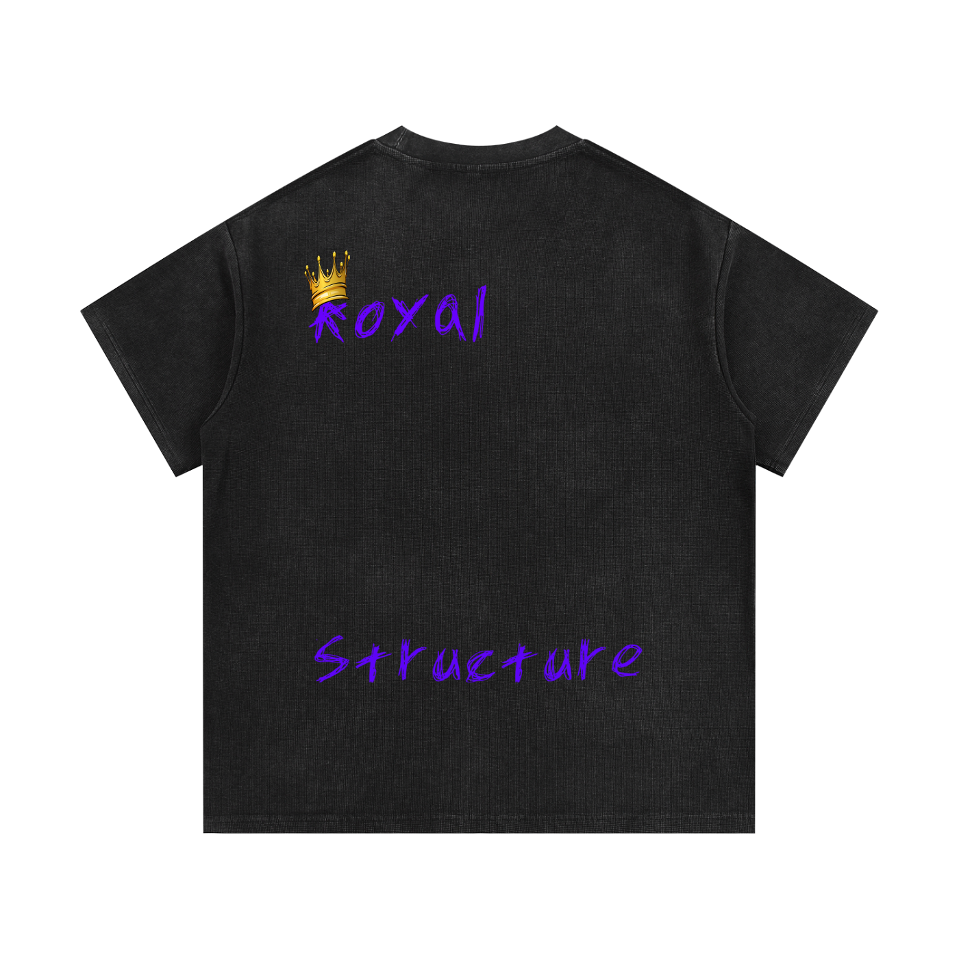 Mineral Wash Waffle Knit T-Shirt