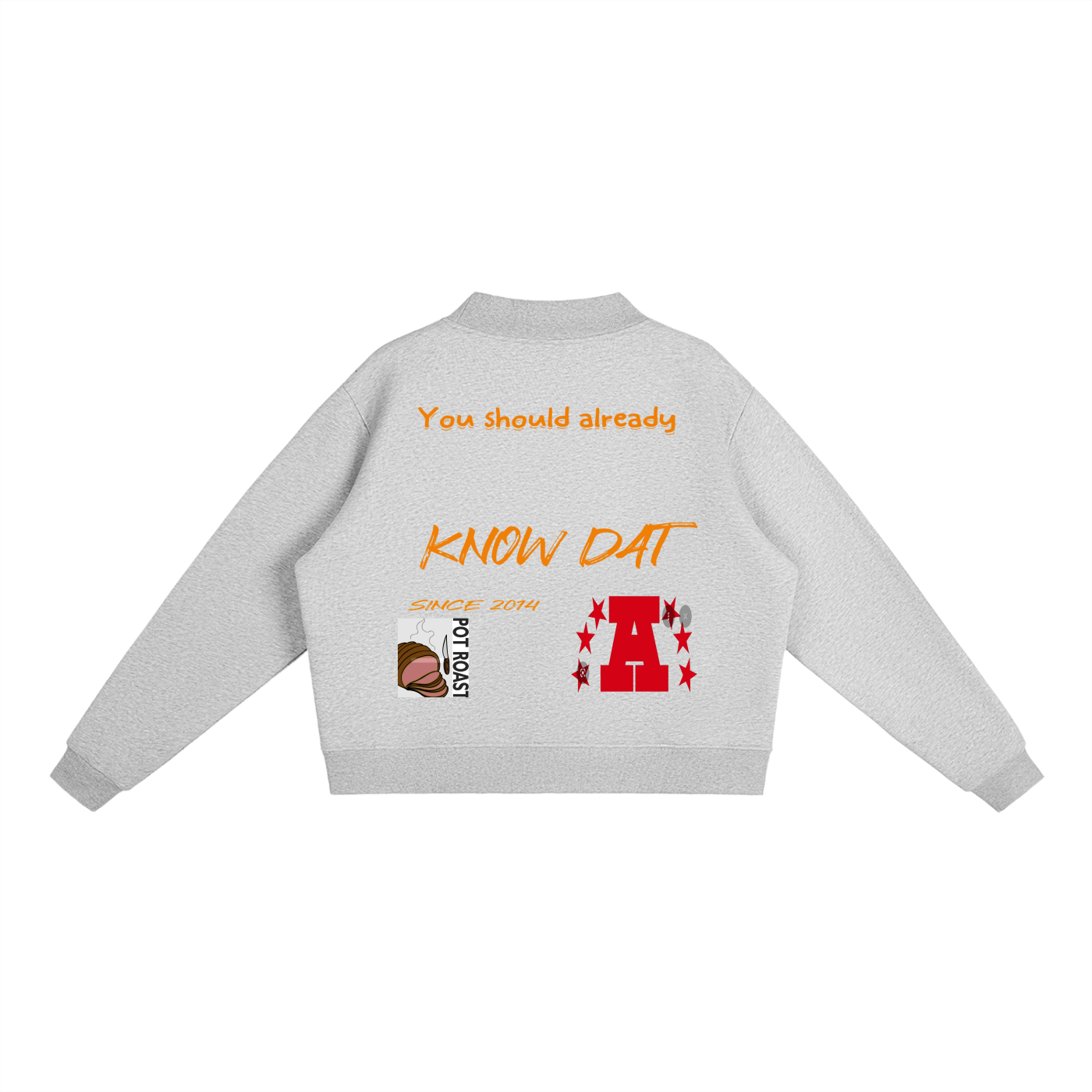 Essential Fleece Mock-Neck Crew Sweatshirt