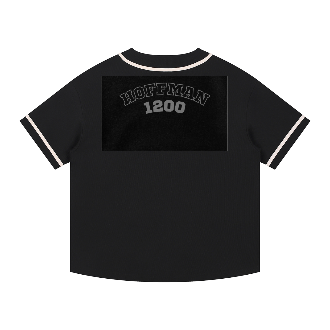 Contrast Piped Button-Up Jersey