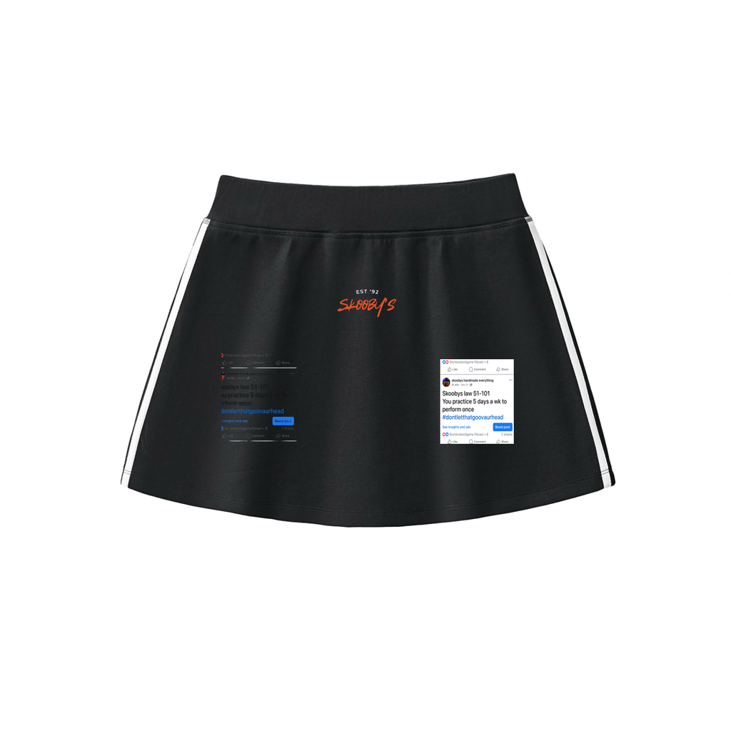 Taped Cooling Performance Short Skirt