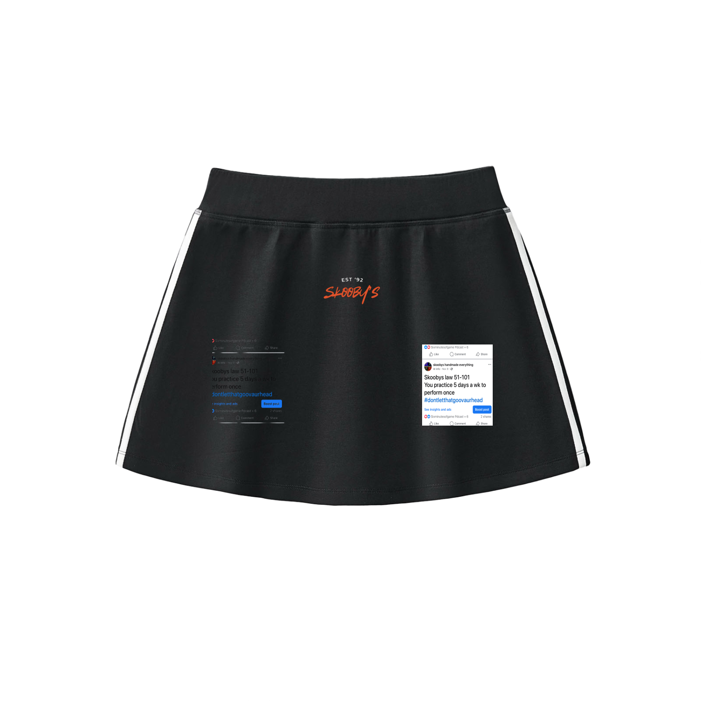 Taped Cooling Performance Short Skirt