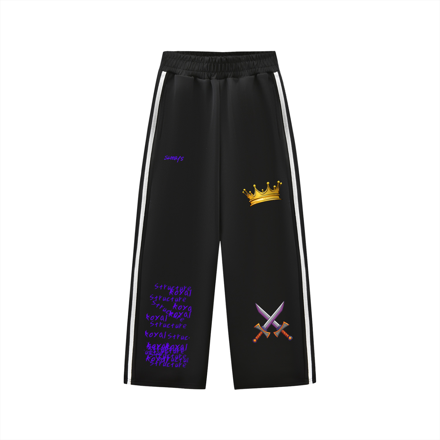 Kids’ Contrast Tape Sweatpants