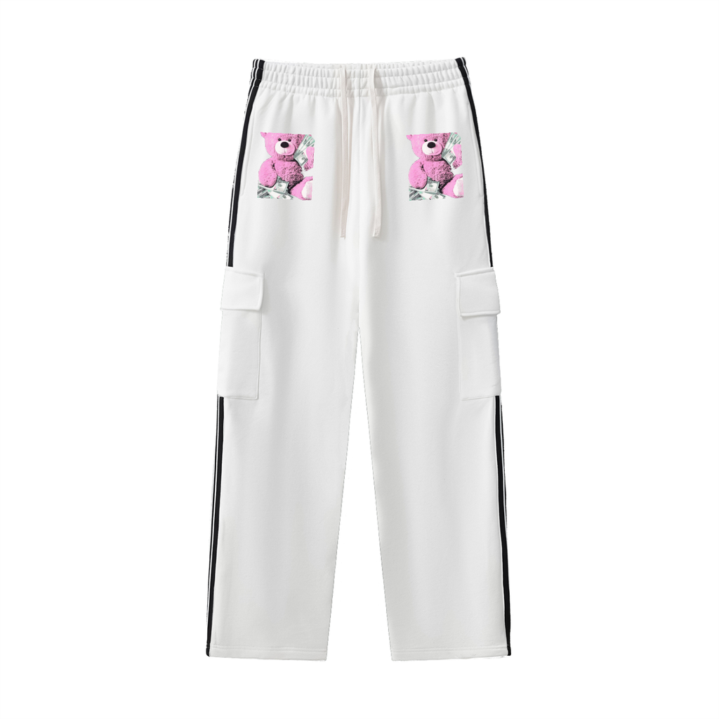 Side Stripe Straight-Leg Pants